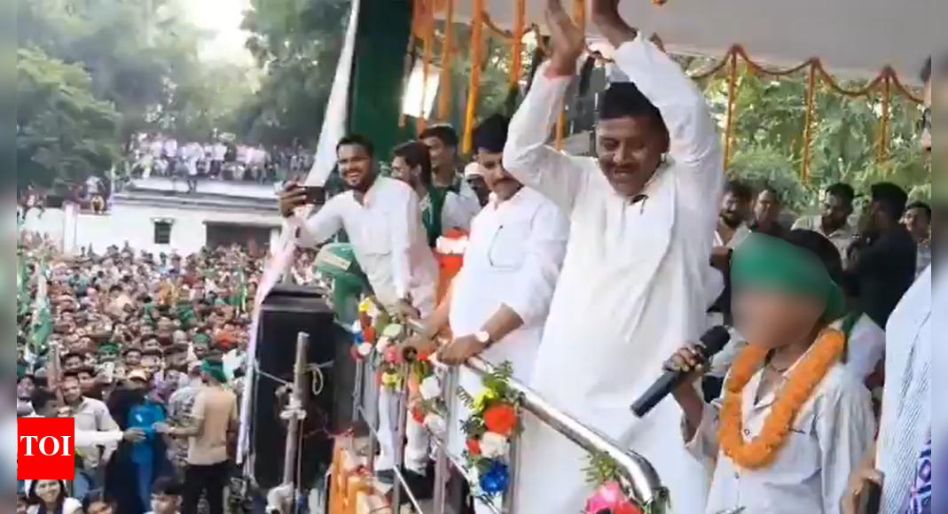 Bihar polls: BJP tears into RJD after child’s viral ‘katta' video at rally; party says 'jungle raj' mindset exposed