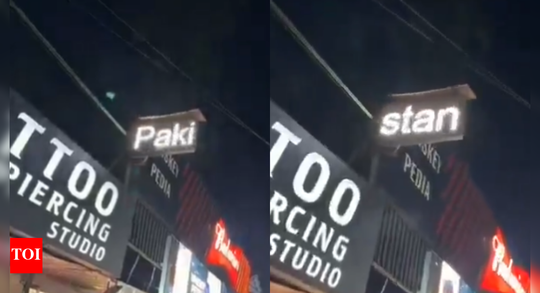 Watch: LED boards showing ‘Pakistan Zindabad’ taken down in north Goa; FIR registered