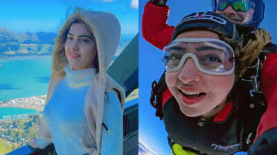 Bigg Boss fame Sana Raees Khan skydives her way to peace in New Zealand; says ‘I balance my work with my time for adventure’