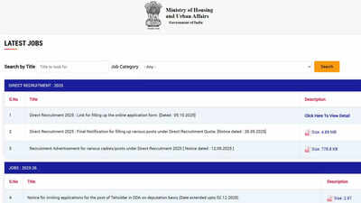  Last date to apply online for MTS, JSA, Patwari, JE, Steno posts; check direct link here