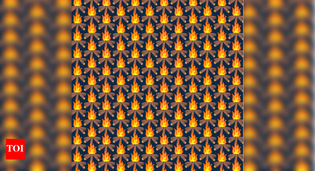 Only a person who has detective-level observation skills can spot the odd bonfire in 9 seconds