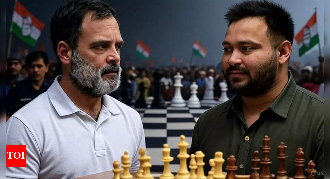 Split-screen politics in Bihar: Rahul jabs PM Modi with 'Ambani' remark; RJD feels the pinch