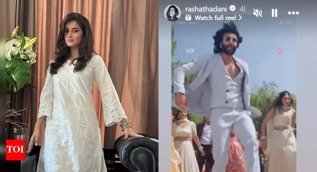 Rasha Thadani falls for ‘3 Shaukk’: Meezan Jafri and Jaaved Jaaferi set the stage on fire; ‘De De Pyaar De 2’ song goes viral