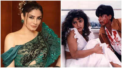 Raveena Tandon reveals she turned down Juhi Chawla's role in Shah Rukh Khan’s Darr due to uncomfortable scenes, ‘I will not wear a swimming costume'