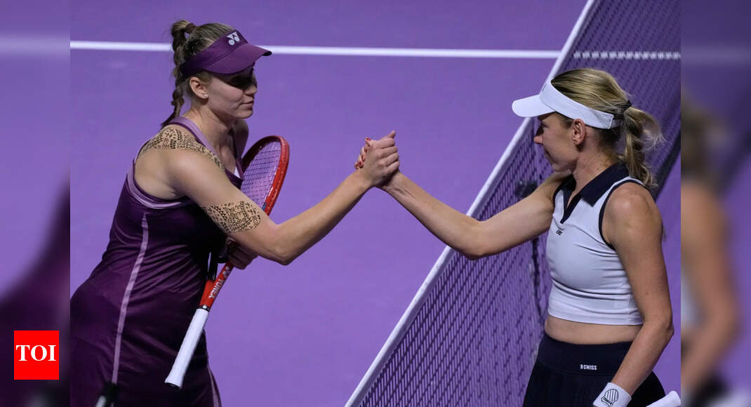 WTA Finals: Elena Rybakina storms past ill Madison Keys's replacement Ekaterina Alexandrova