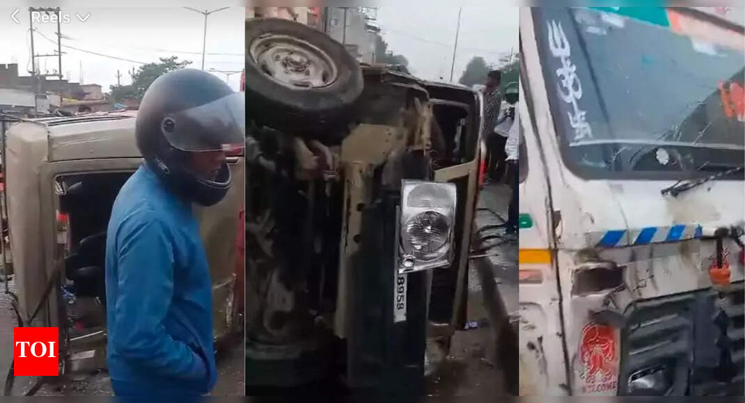 Truck rams police patrol car in Bokaro, 3 cops sustain injuries