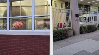 Red swastikas drawn on Jewish buildings after NYC polls; mayor-elect Mamdani calls it 'disgusting act of antisemitism'
