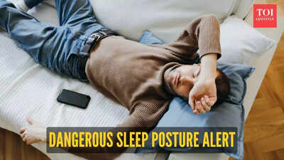 Sleeping in this position can starve the brain of oxygen and cause death