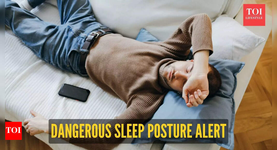 Sleeping in this position can starve the brain of oxygen and cause death