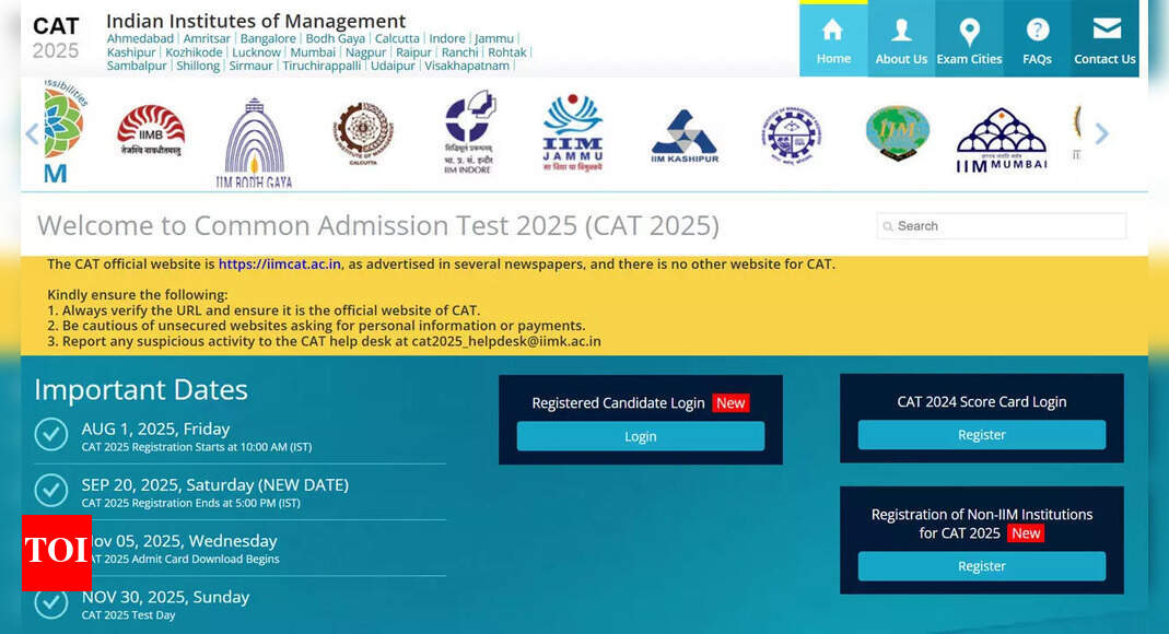 IIM CAT 2025 admit card was not released on 5th November as scheduled: When will it be out?