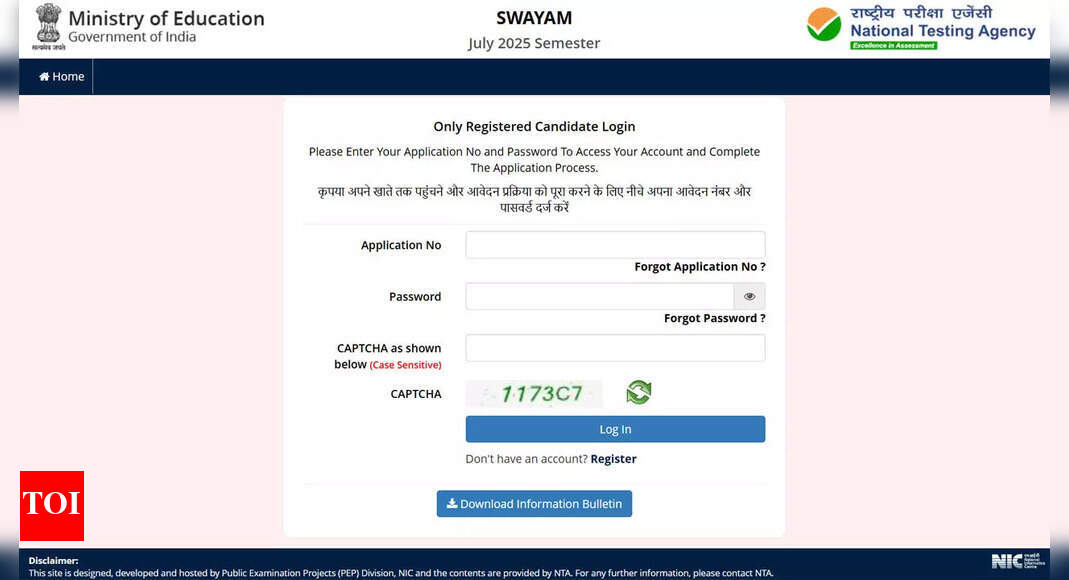 NTA closes SWAYAM 2025 correction window today: Edit application at exams.nta.nic.in/swayam