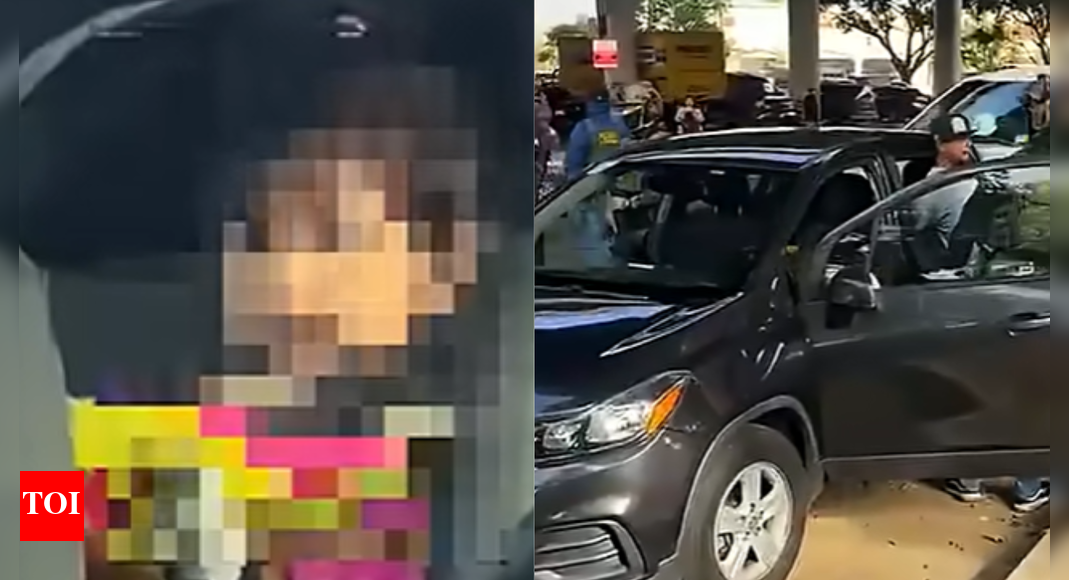 Watch: Armed US immigration agents drive off with toddler; father detained in raid