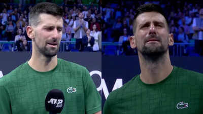  Novak Djokovic breaks down during tribute to former mentor, his 'tennis father'