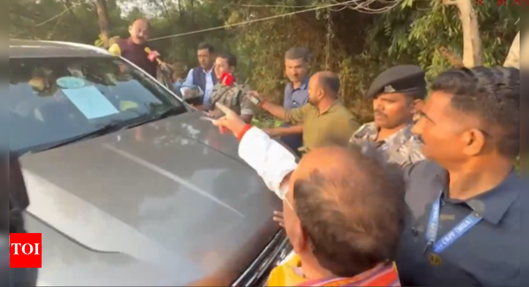 <div>'Criminal ... drunk!' Bihar deputy CM Vinay Kumar Sinha, RJD leader Ajay Kumar hurl abuses over convoy attack - watch</div>