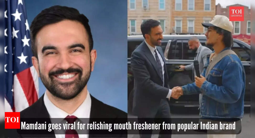 ‘Perfumes you can eat..’: Zohran Mamdani eats 'elaichi' from popular Indian betel quid brand; social media reacts