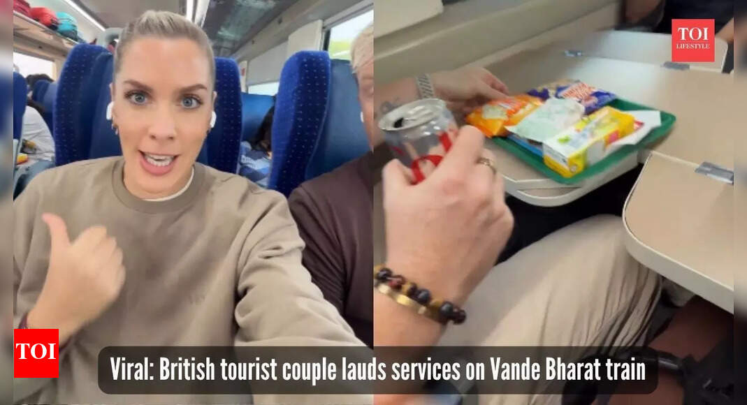 UK couple praises affordable fares and food on India’s Vande Bharat; social media reacts warmly