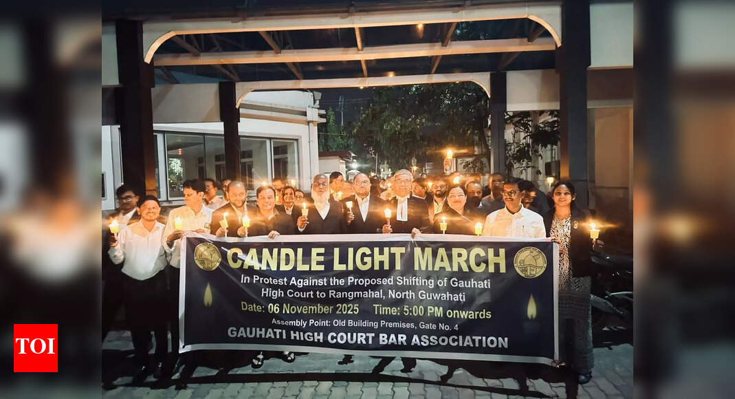 Advocates march against move to relocate Gauhati high court out of city’s heart