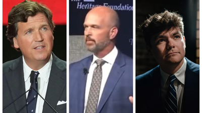  Heritage Foundation leader says he didn't know much about Nick Fuentes when he defended Tucker Carlson