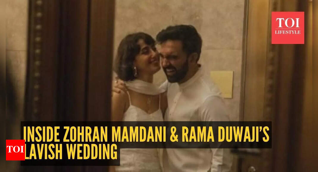 ​Throwback to the lavish wedding of New York Mayor Zohran Mamdani and Rama Duwaji​