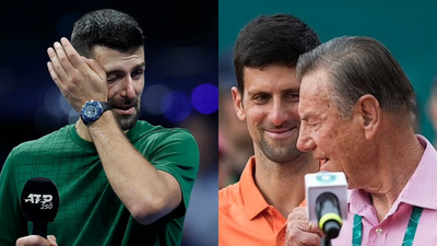 What made Novak Djokovic cry after his match at the Hellenic Championship in Athens?