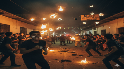 Nejapa en llamas: la tradición salvadoreña que desafía al fuego y al miedo