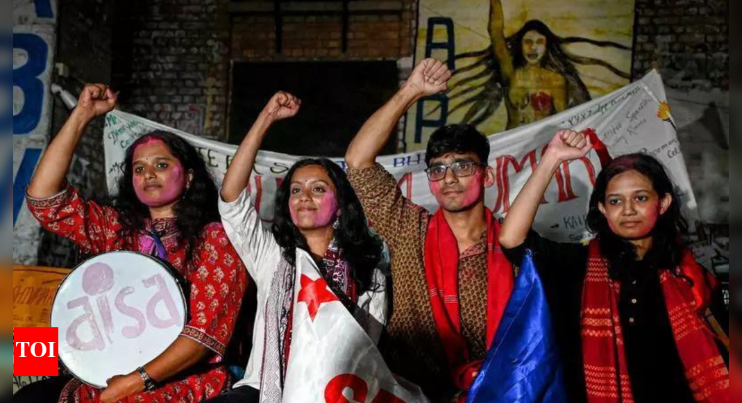 Aditi Mishra becomes JNU’s 1st woman president since 2019: Left sweeps all posts