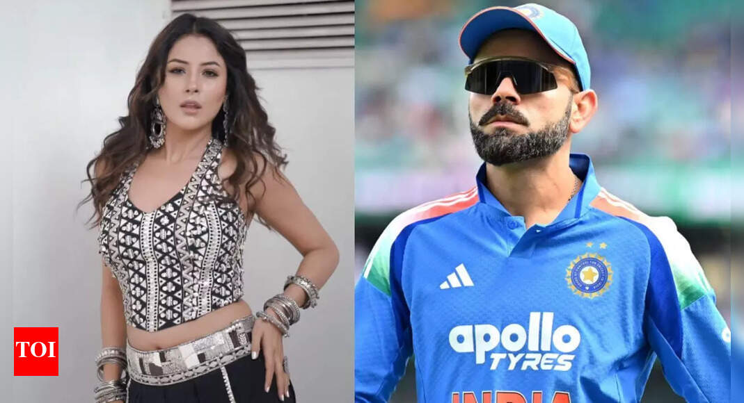 'Because of Virat Kohli... ': Actress Shehnaaz Gill praises star batter, names what she likes most about him