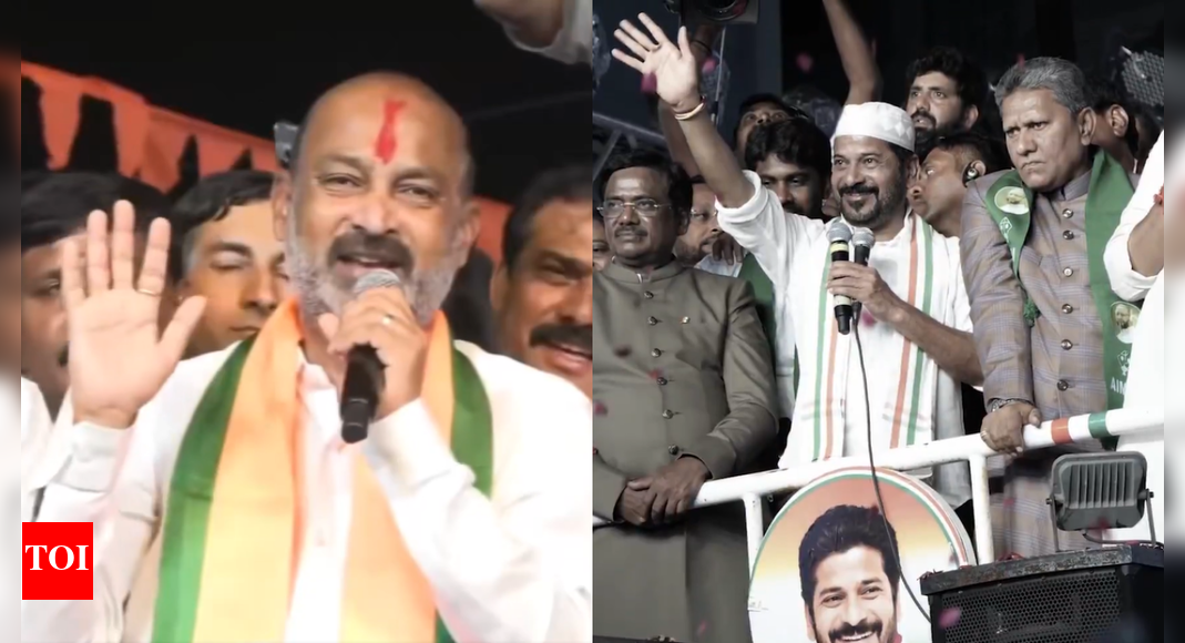 'I’d rather cut off my head': Bandi Sanjay slams CM Revanth Reddy for wearing skull cap ‘for votes’