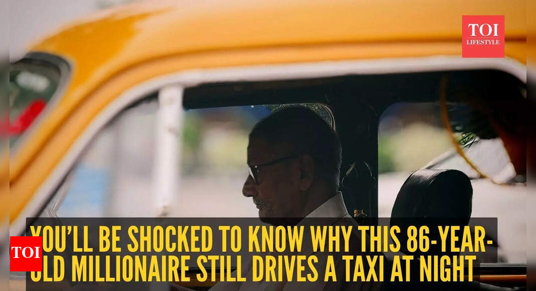 Despite $175 million business, 86-year-old man drives taxi at night, "I send the money to...."