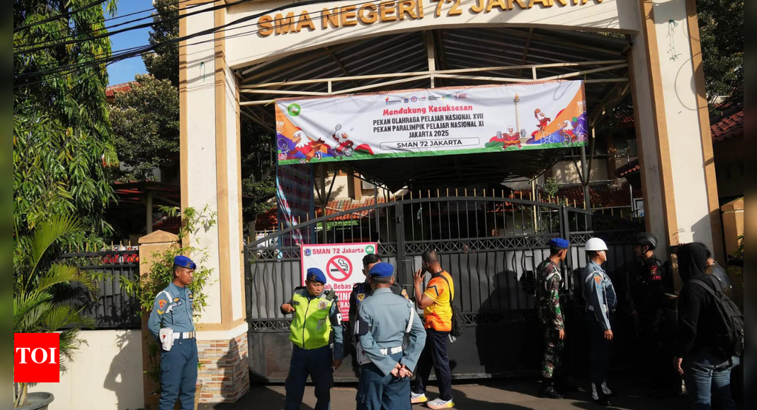 Jakarta: 55 hurt in multiple blasts inside school mosque; suspect identified