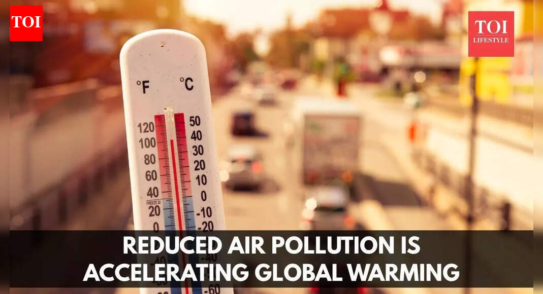 Reduced air pollution is accelerating global warming, claims study ...