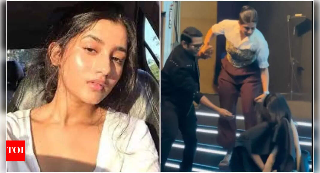 ‘The Family Man 3’: Ashlesha Thakur falls down stairs at trailer launch; Priyamani comes to her rescue