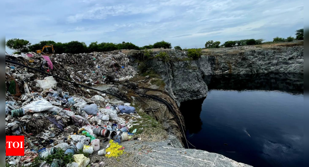 Residents want Tirupur corporation to remove waste from stone quarries, move NGT