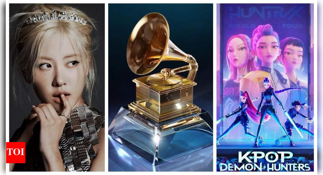 <div>Rose and 'K-Pop Demon Hunters' create Grammy HISTORY</div>
