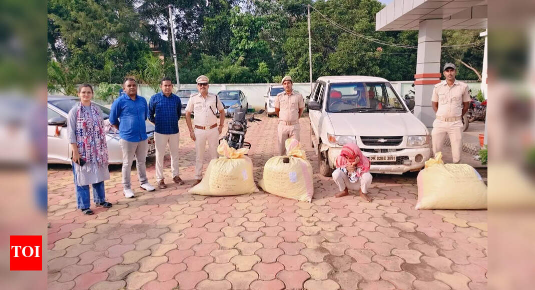 Gajapati man arrested with 150kg of ganja in Berhampur