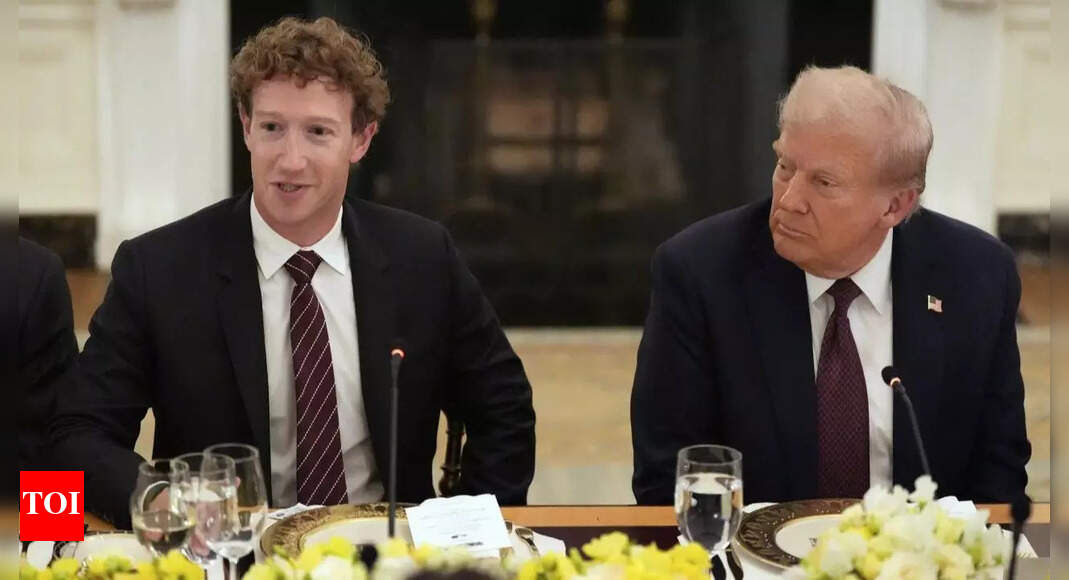 Mark Zuckerberg repeats the $600 billion investment figure for which he had apologised to Donald Trump; said: Sorry, I wasn't ...