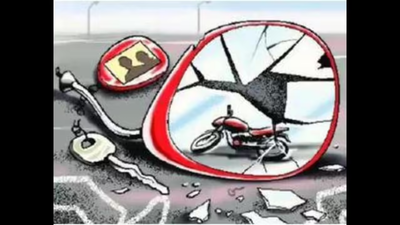 Speeding crane kills city biker, injures another