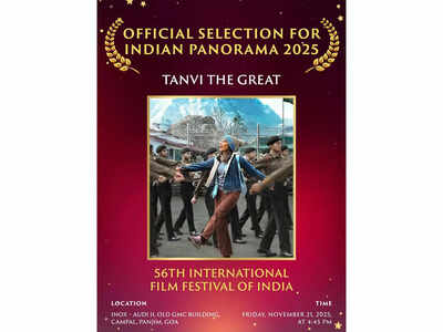 Anupam Kher’s 'Tanvi The Great' selected for IFFI 2025; Film to be screened in Indian Panorama section