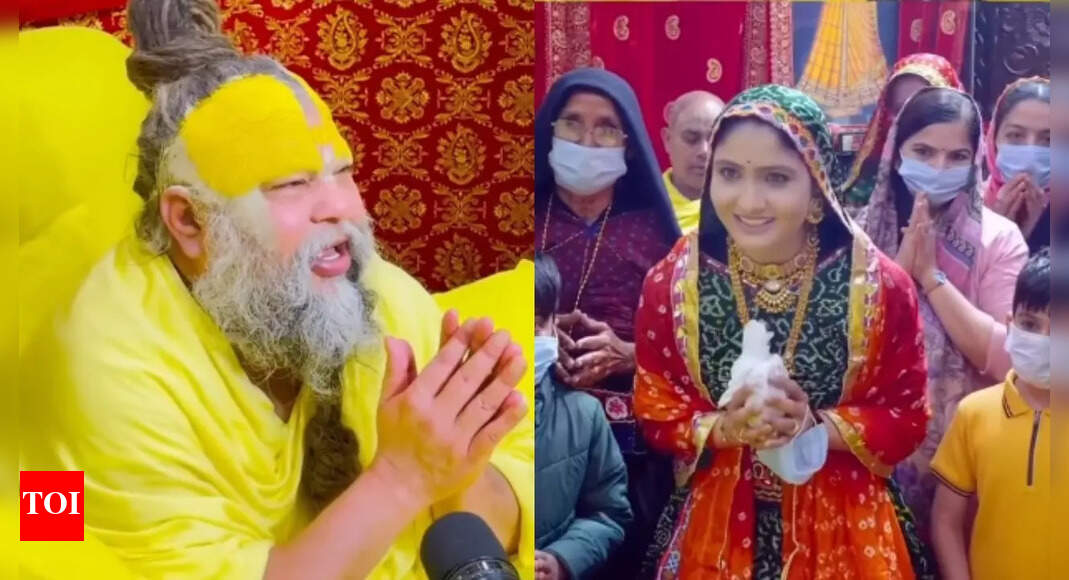 Geeta Rabari meets Premanand ji Maharaj, dedicates Krishna Bhajan in Vrindavan