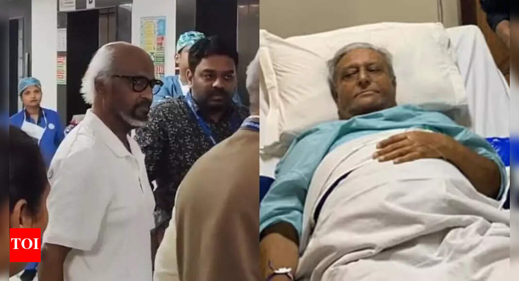 Rajinikanth’s brother Sathyanarayana Rao suffers a heart attack; the superstar rushes to Bengaluru