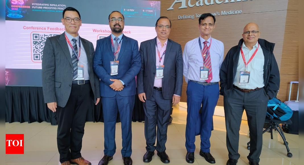 Lt Gen Jindal showcases India’s leadership in medical simulation, public health innovation at Singapore global conference