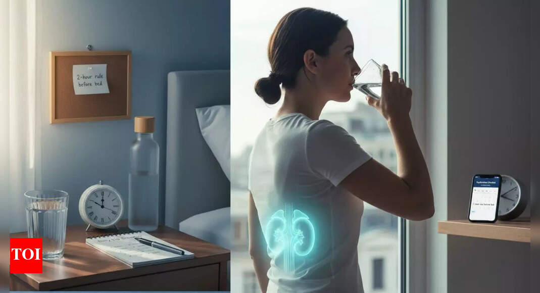 Water timing that helps your kidneys: Why spaced sips beat late-night chugs