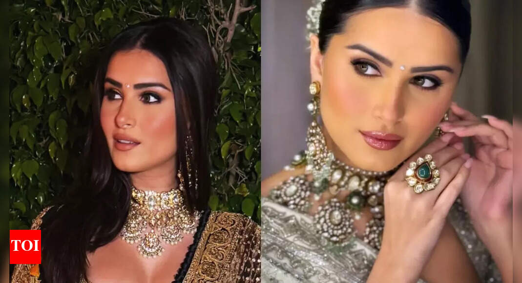 Black lehenga to dreamy ivory saree: Tara Sutaria’s wedding looks are pure perfection