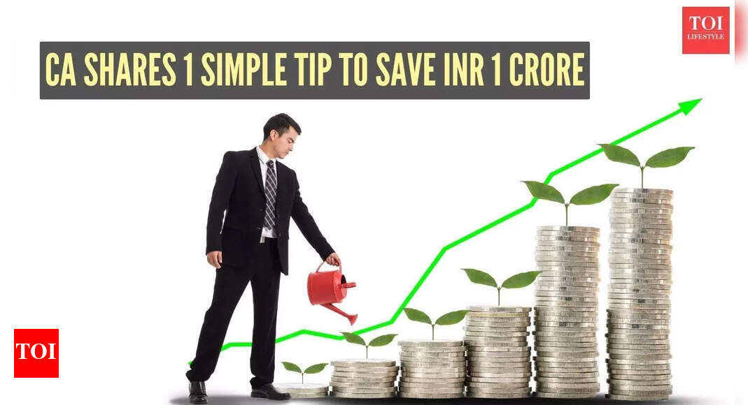 सीए ने बताया कि कैसे जीवनशैली में यह छोटा सा बदलाव लोगों को लगभग 1 करोड़ रुपये बचाने में मदद कर सकता है