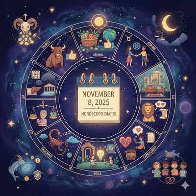 Horóscopo Diario: Predicciones astrológicas de hoy, 8 de noviembre de 2025