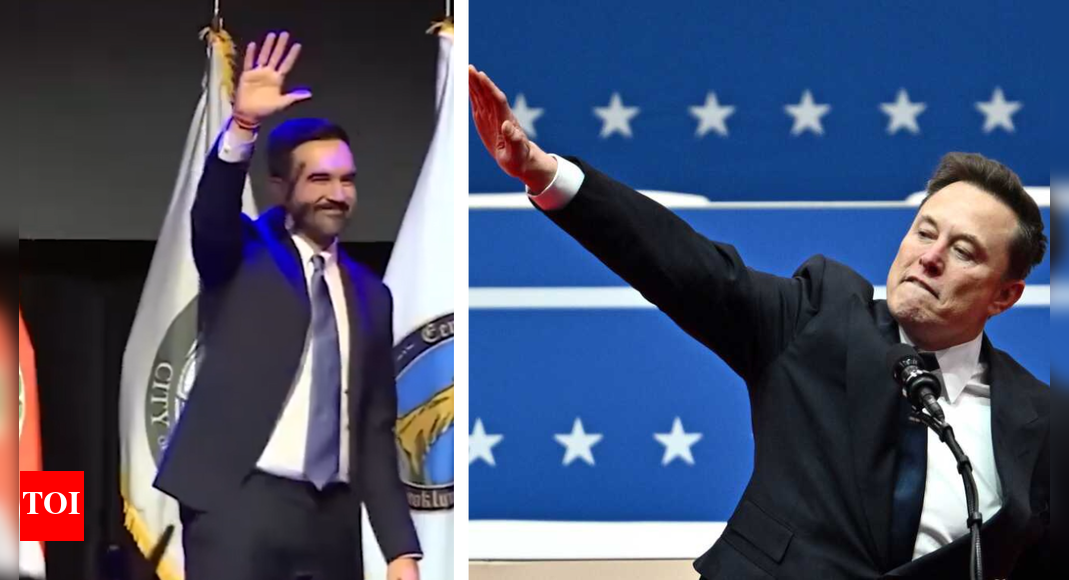 Did Zohran Mamdani do a ‘Nazi salute’? Social media compares his wave to Elon Musk, calls out ‘double standards’