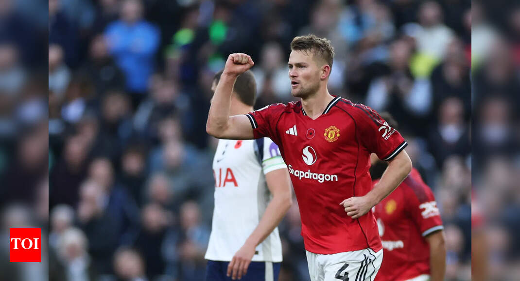 Premier League: Matthijs de Ligt's last-gasp header helps Manchester United seal 2-2 draw against Tottenham Hotspur