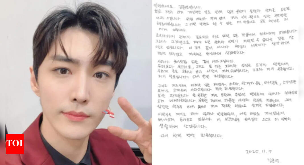 Musical Actor Kim Jun-young issues a sincere apology and halts all activities amid nightlife venue controversy