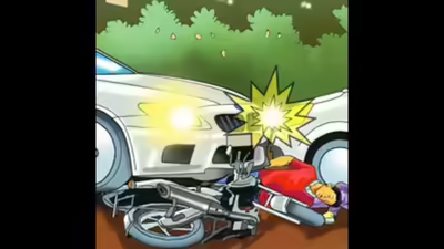 Drunk cop rams SUV into bikes, kills 1, injures 4