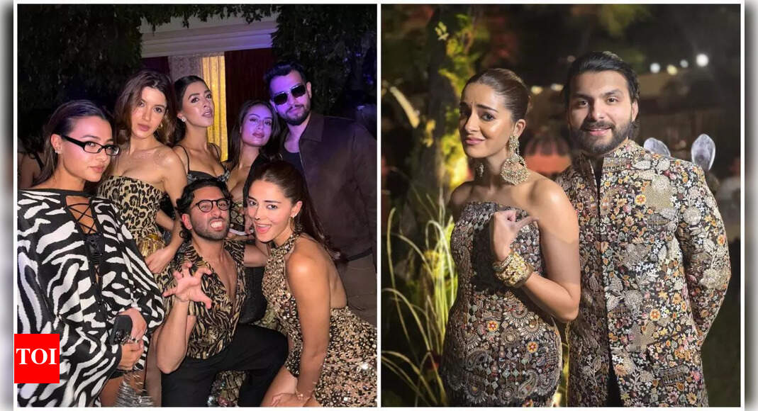 Ananya Panday, Shanaya Kapoor and Navya Naveli Nanda steal the show at friend’s Udaipur wedding; Janhvi Kapoor reacts to Ananya’s photo with Shikhar Pahariya